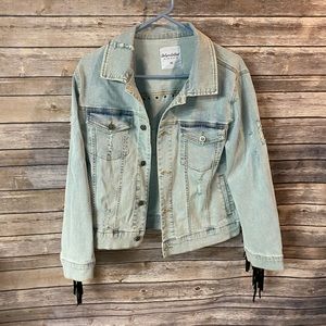 NWOT Chelsea DeBoer Fringe Denim Jacket-Light / XS Chelsea DeBoer Fringe Jacket
